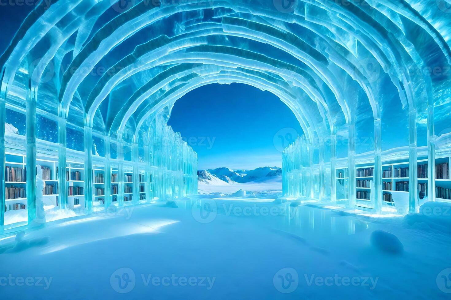 The ice hotel in antarctica photo