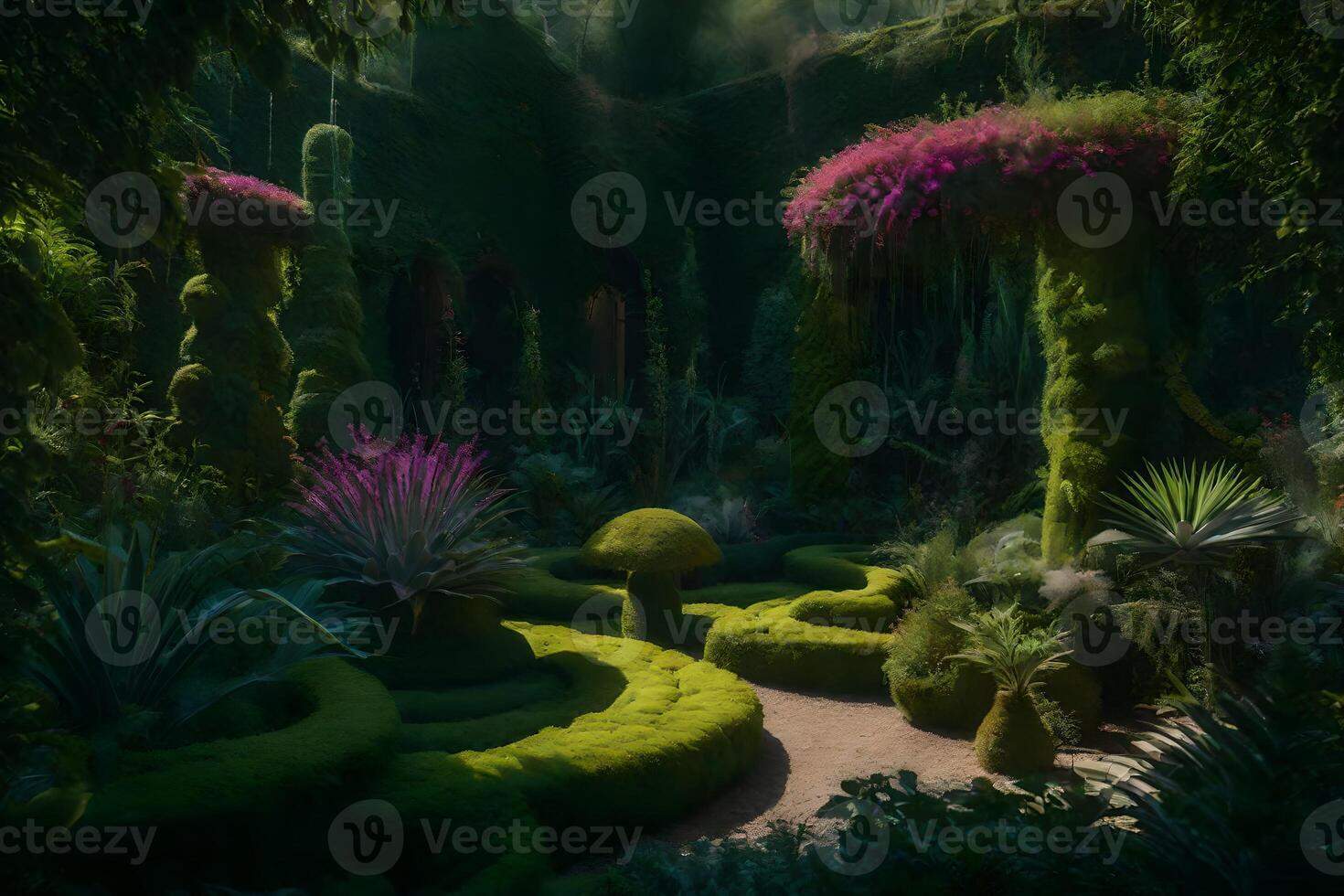 The garden in aladdin is shown in this image photo