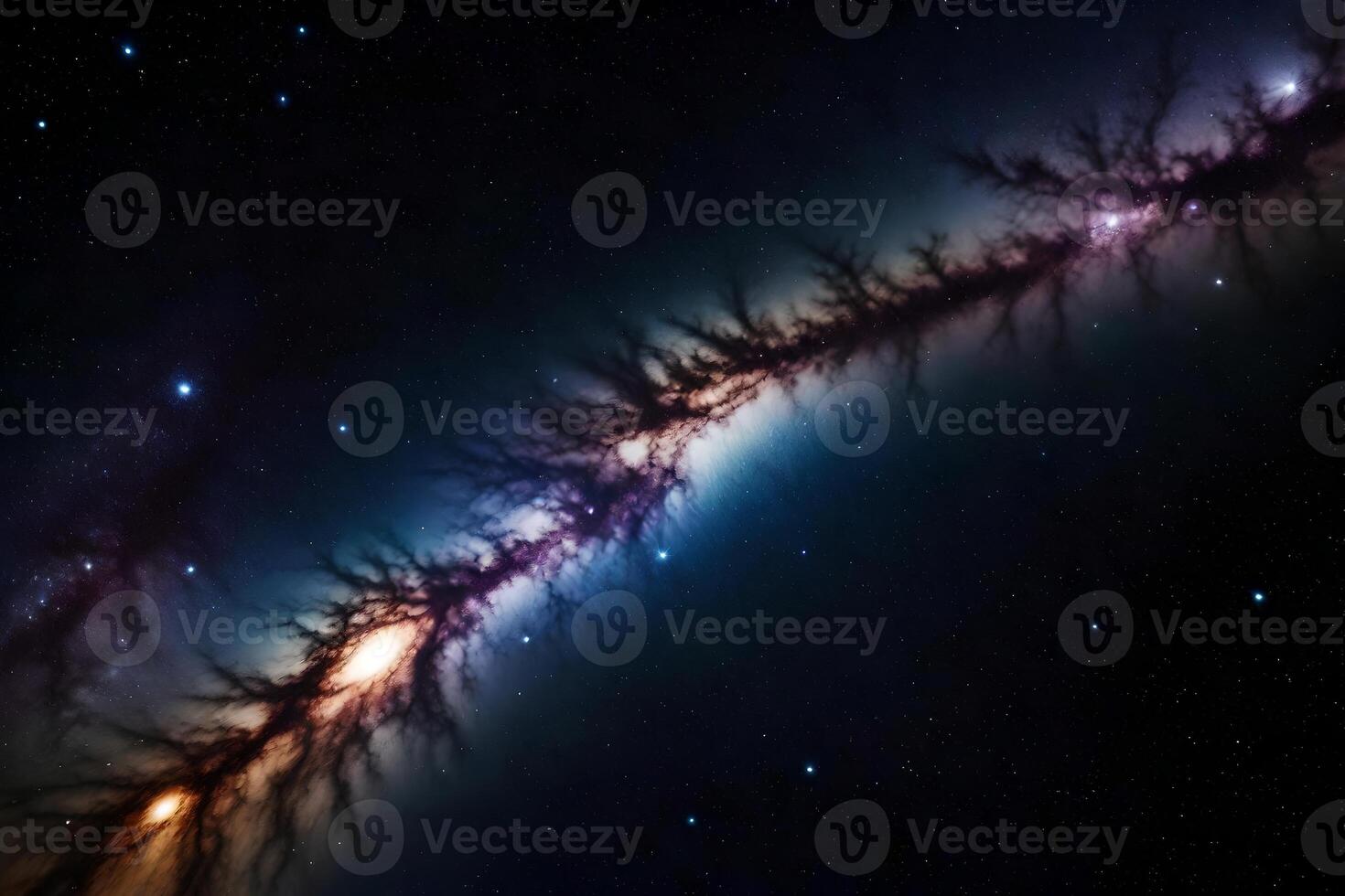 The milky way galaxy is seen in this image photo