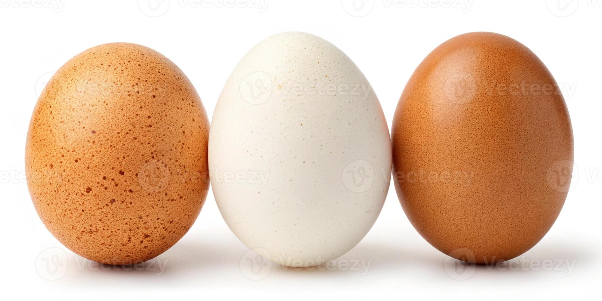 Free Range Eggs in Nest photo