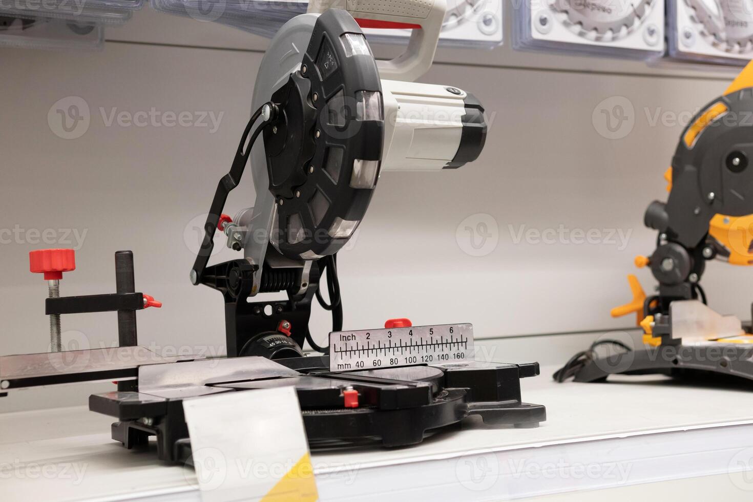 Precision cutting tools showcased in a well-organized hardware store aisle with ample lighting for detailed inspection photo