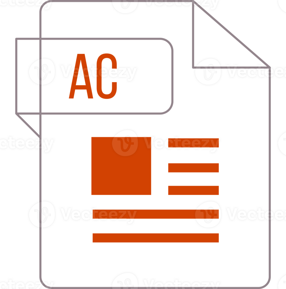 Ac Icon Inside Transparent Outline And Sharp Corners png