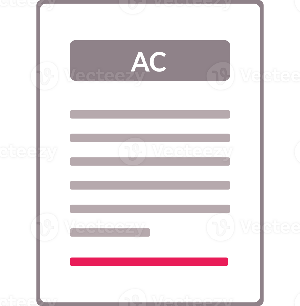 Ac Contract Document Icon png