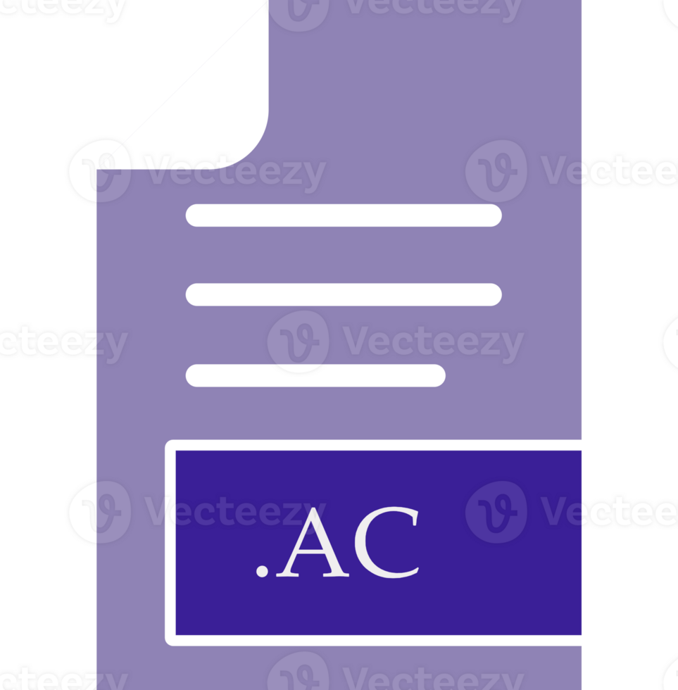 Ac File Format Icon Fill Inside png
