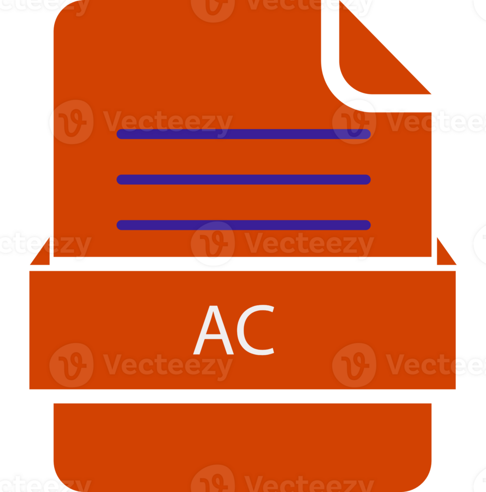 Ac File Icon Black Color And Lines png