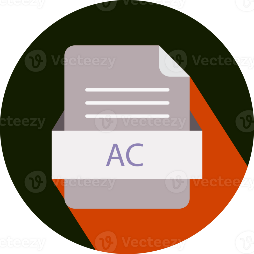 Ac File Icon Black Outline png