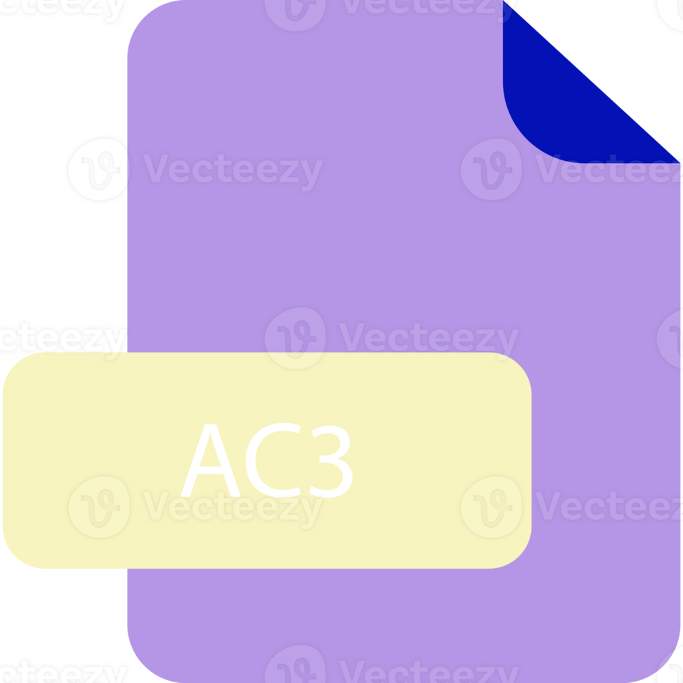 Ac3 File Extension Icon With Black Shadow Circular Icon png