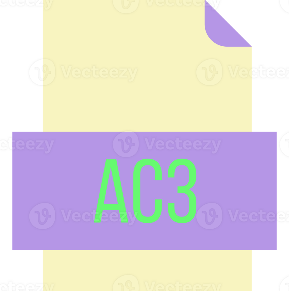 Ac3 File Icon Fill Crisp Corners png