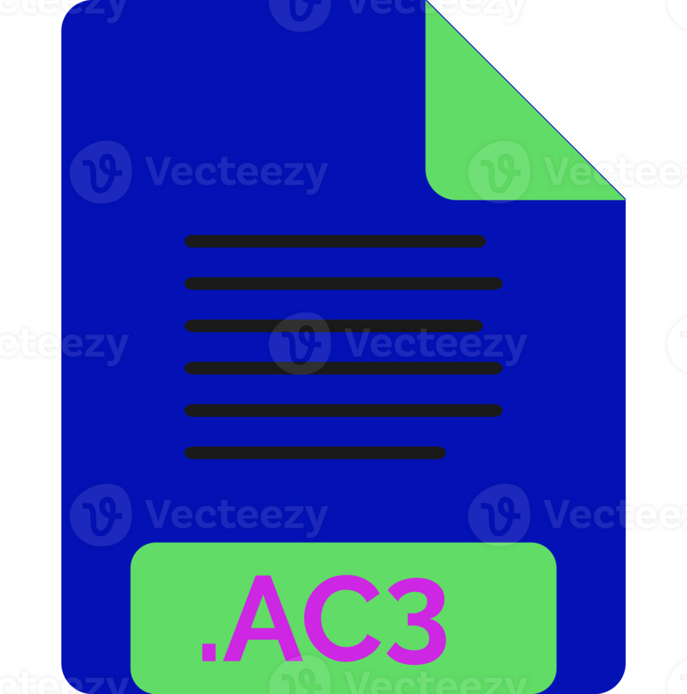 Ac3 File Icon Minimal png