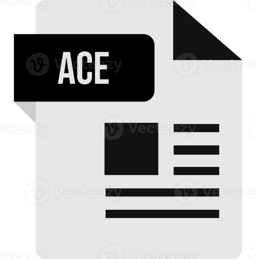 Ace Icon Black Outline png