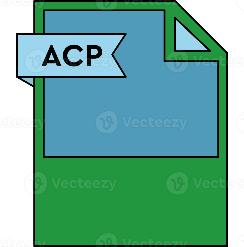 Acp File Format Icon Minimal png