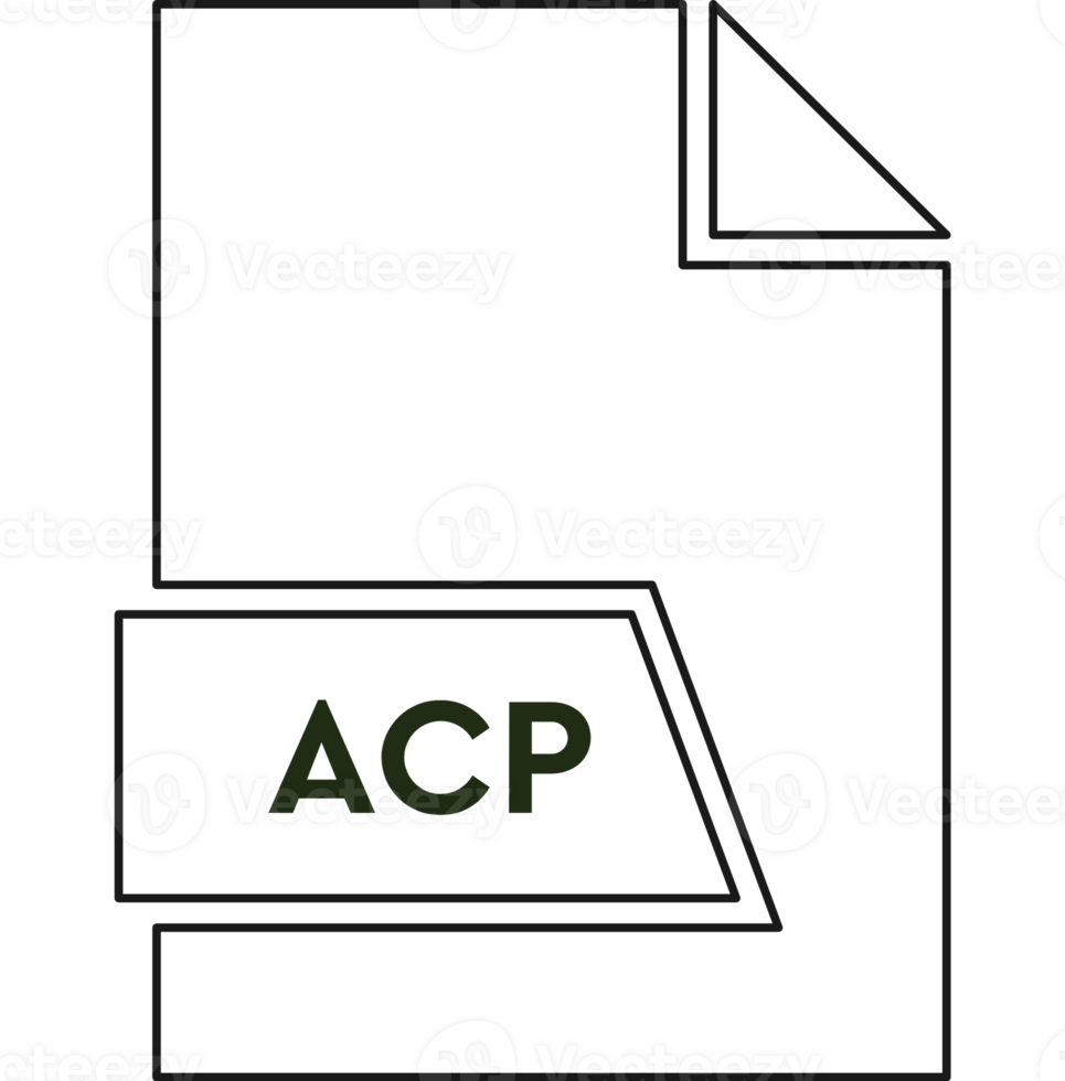 Acp File Format Icon Spacing In Objects png
