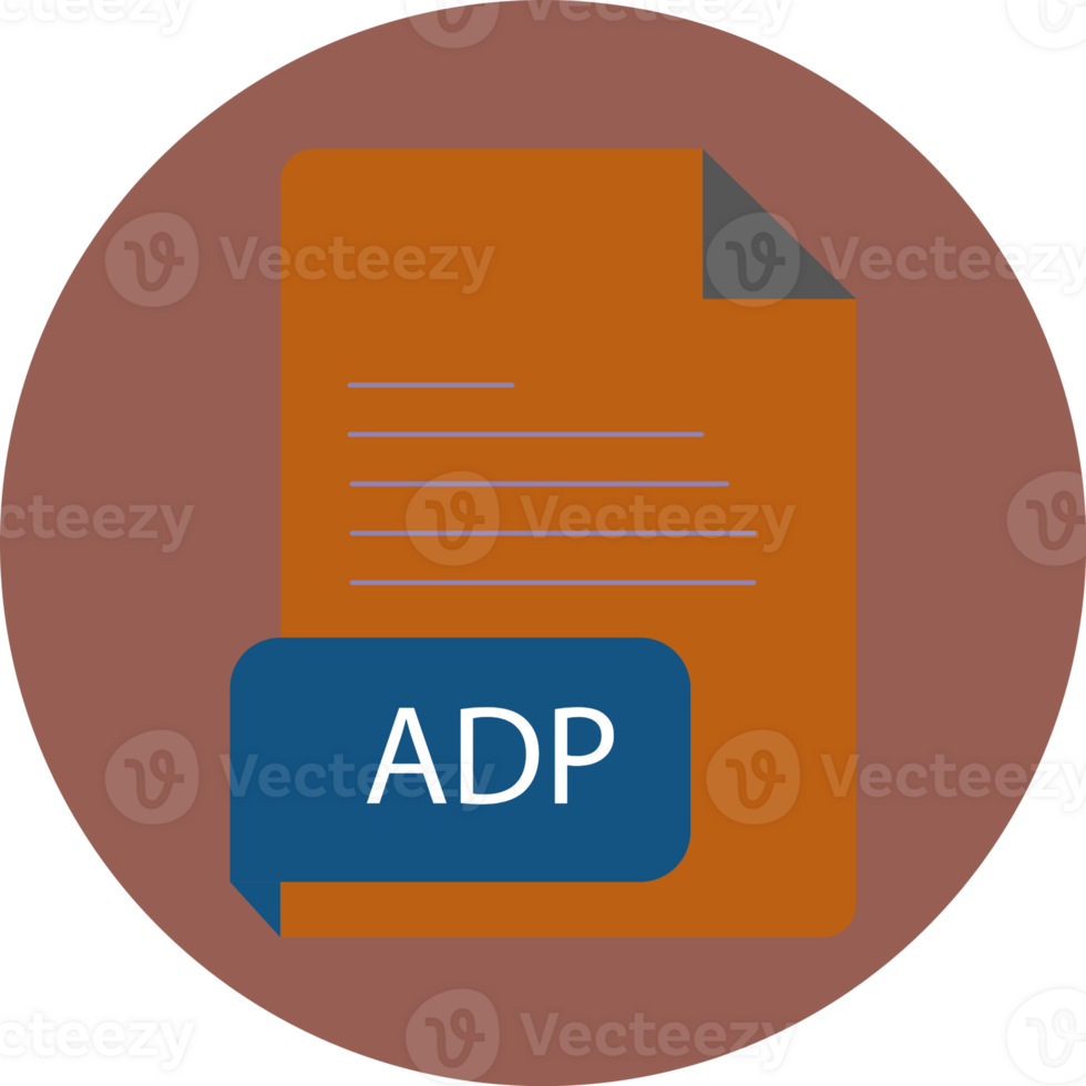 Adp File Extension Icon Black Color Crisp Corners Circular Shape png