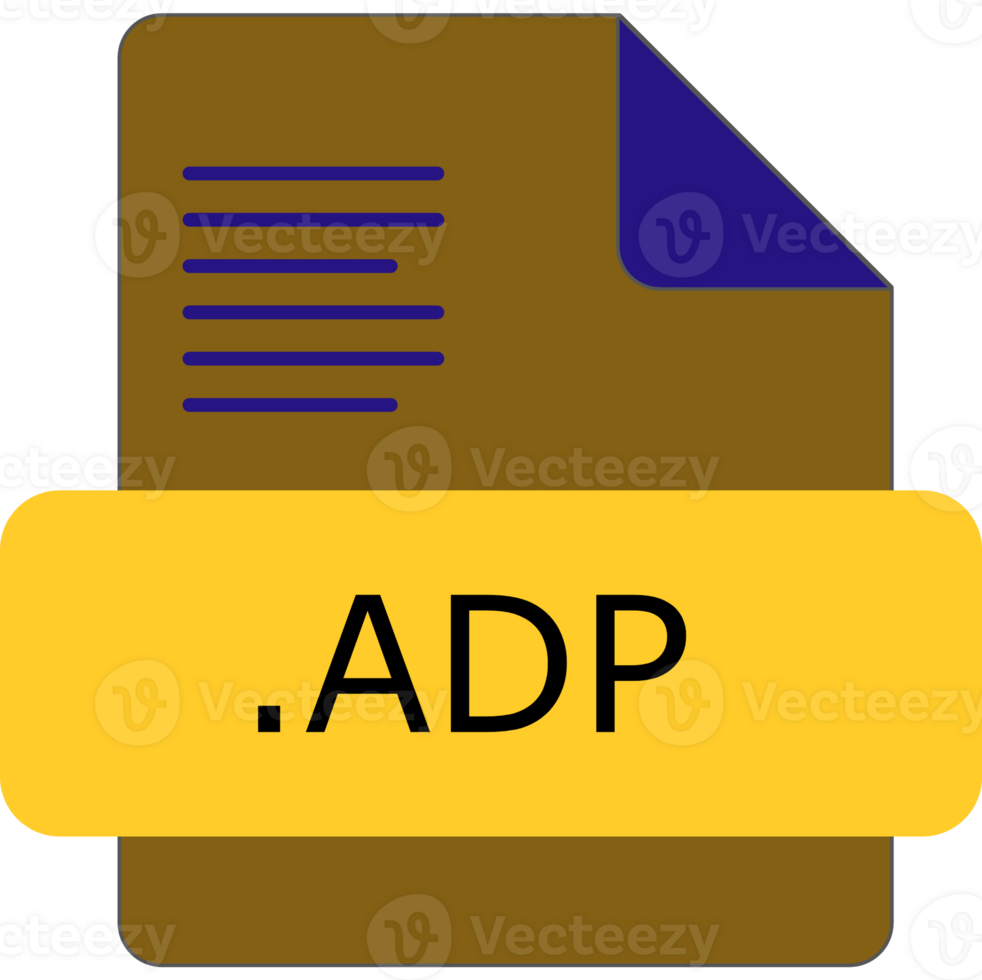 Adp File Extension Icon Insidse Fill With Lines Fill png