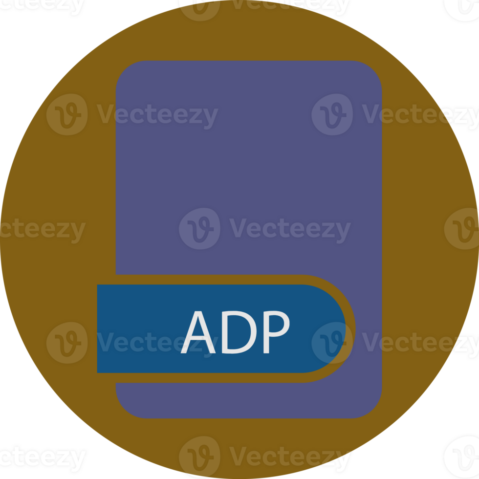 Adp File Format Icon Circular Shape png