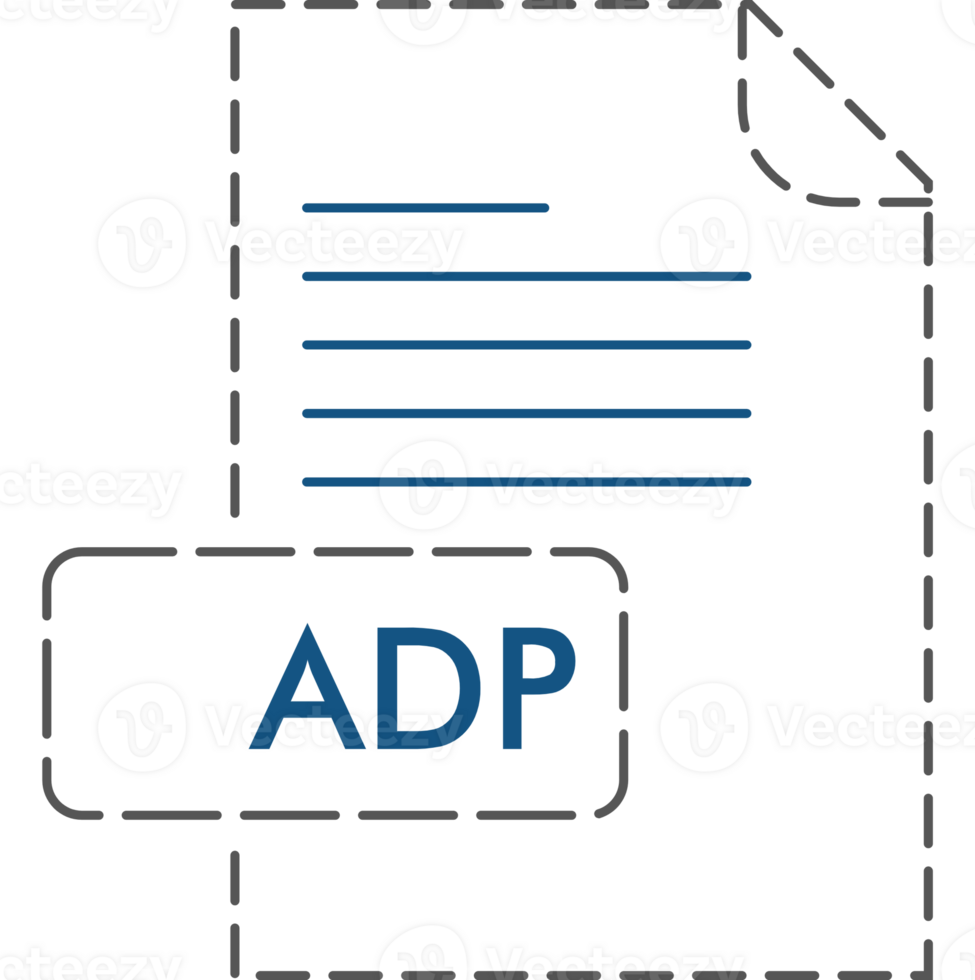 Adp File Format Icon Rounded Outline png