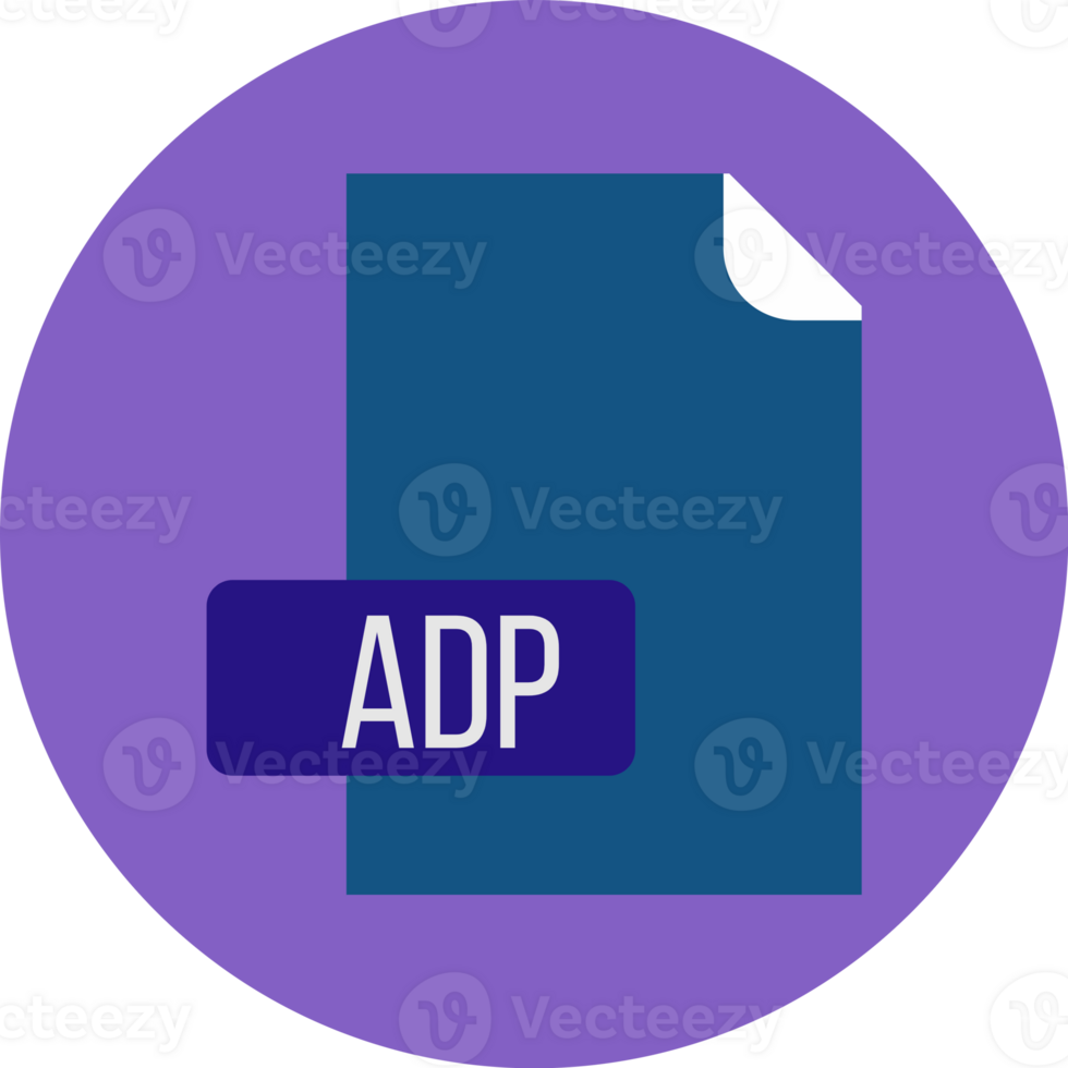 Adp File Format Icon Rounded Circle Bg png