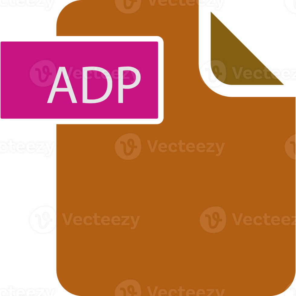 Adp File Format Icon Rounded Shapes And Spacing png