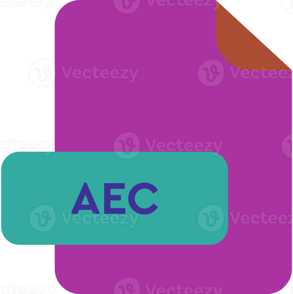 Aec File Extension Icon Jelly Bean And Medium Carmine Color png