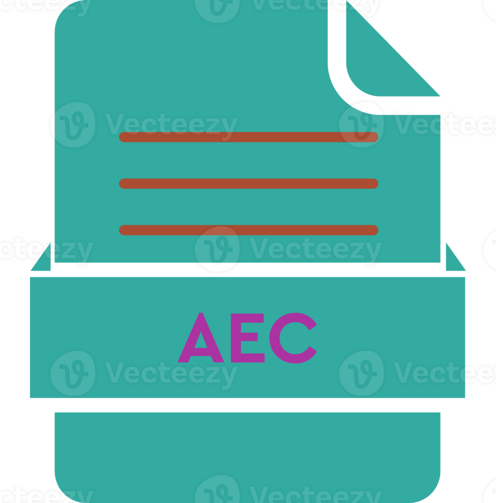 Aec File Icon Black Color And Lines png