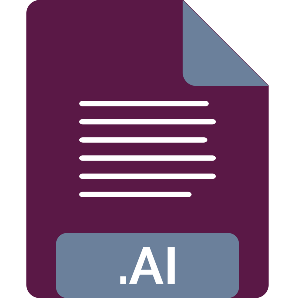 Ai File Icon Minimal png