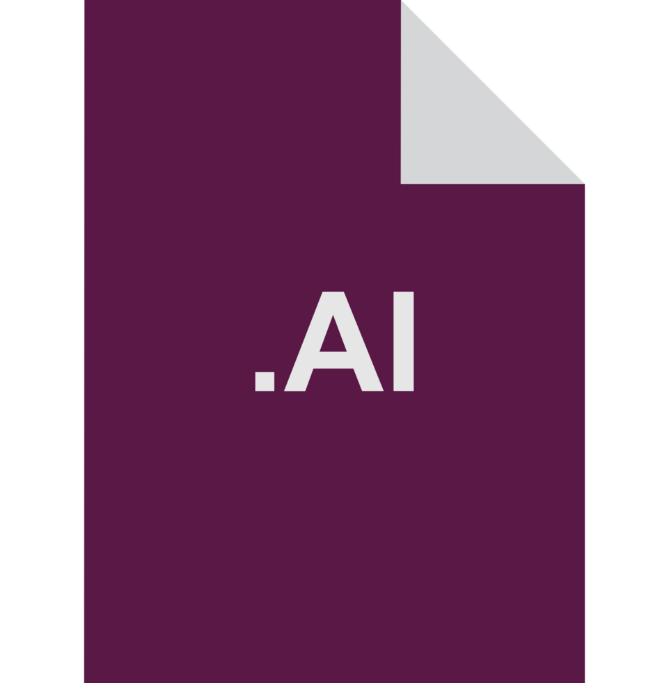 Ai File Icon Fill Crisp Corners V1 png