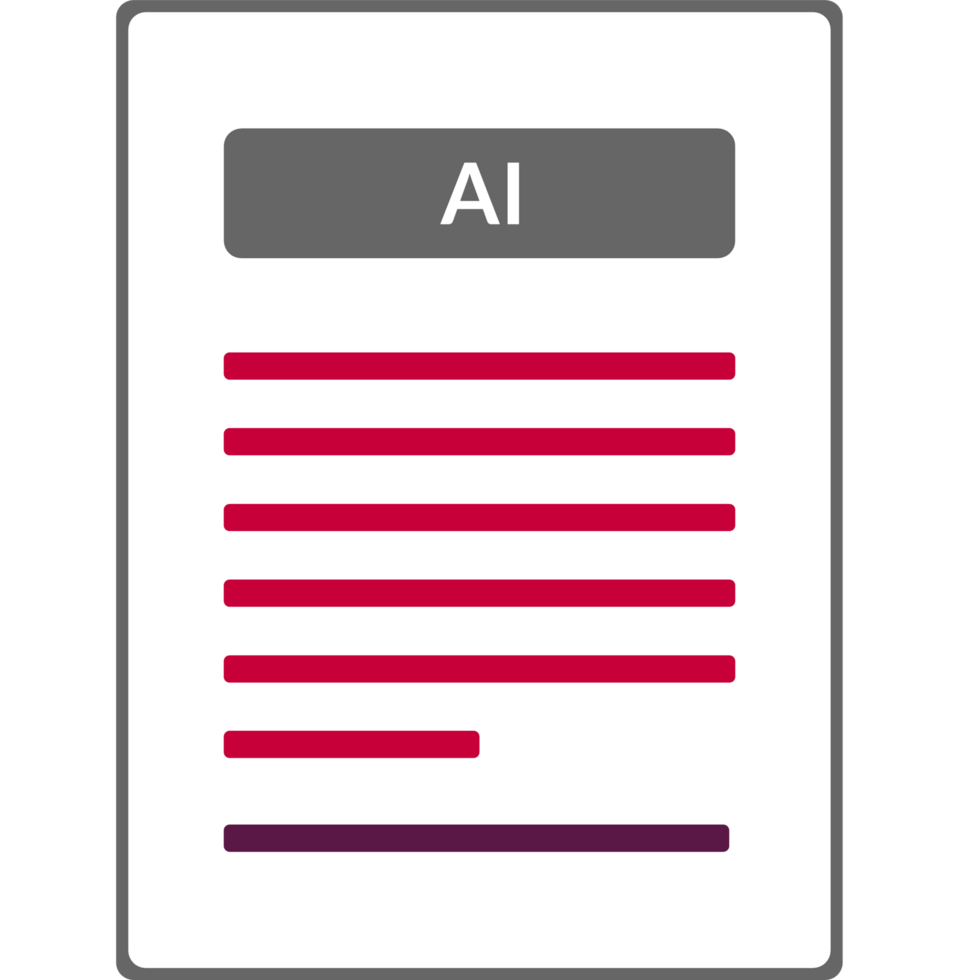 Ai document icon png