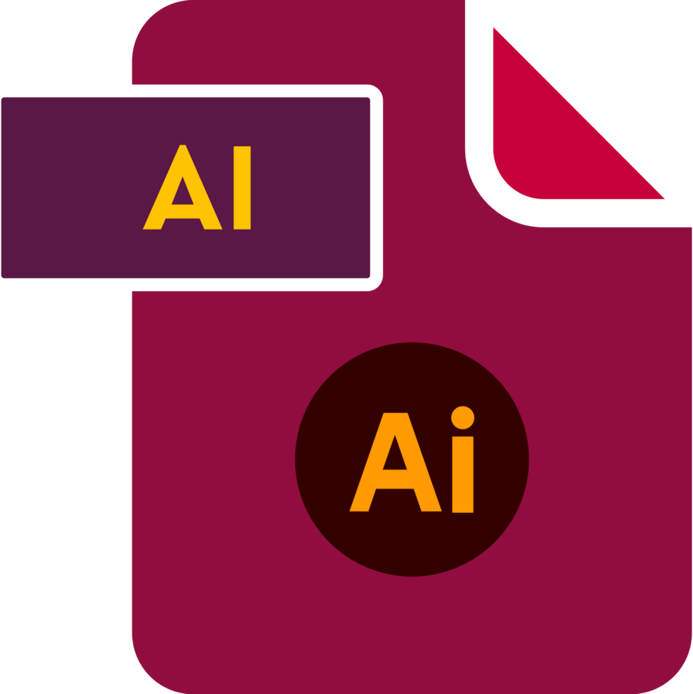 Ai File Format Icon Rounded Shapes And Spacing png