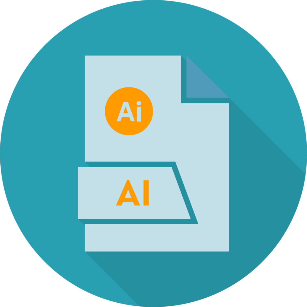 Ai File Format Icon Space In Shapes And Circular Shape Outside png