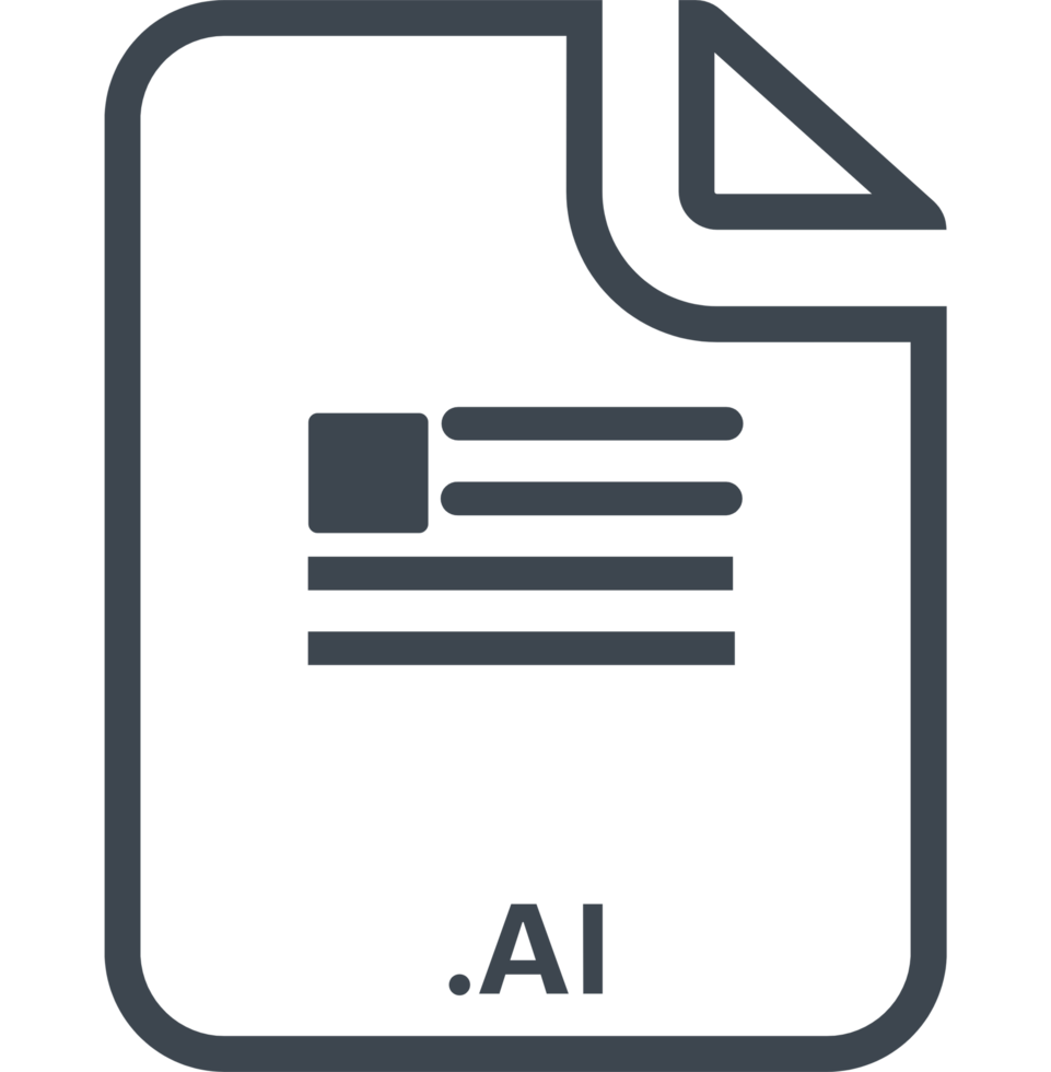 Ai File Icon With Symbol png