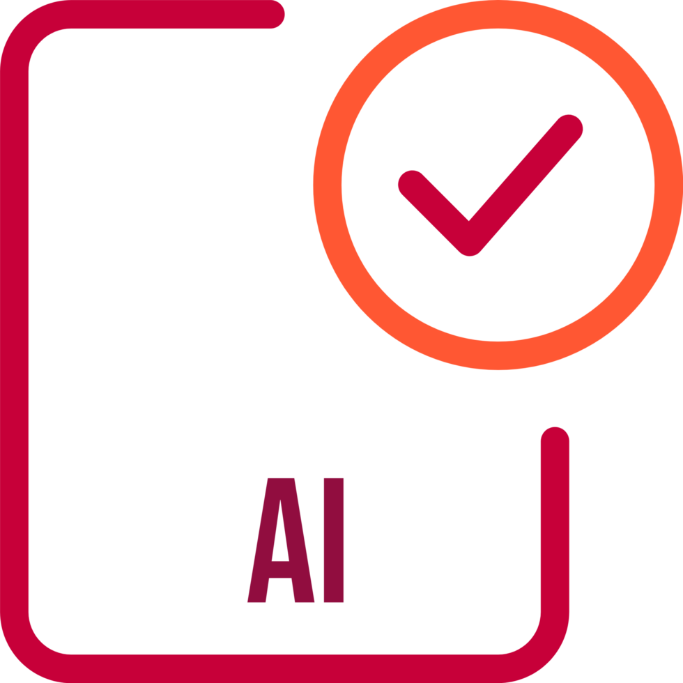 Ai File Icon With Checked Mark png