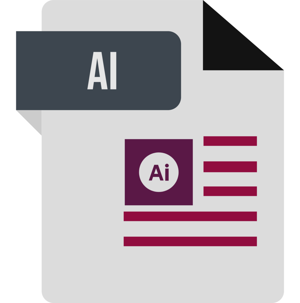 Ai Icon Black And Grey With Symbol png