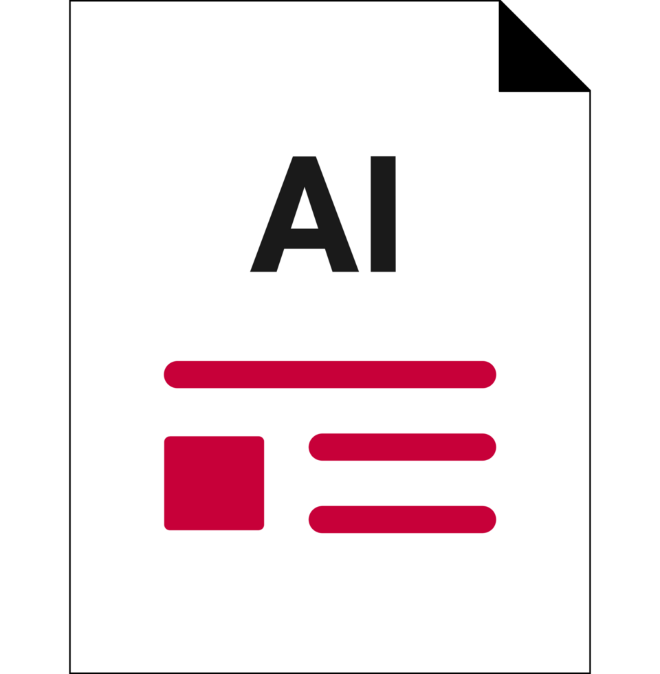 Ai Icon Outrageous Orange Color png