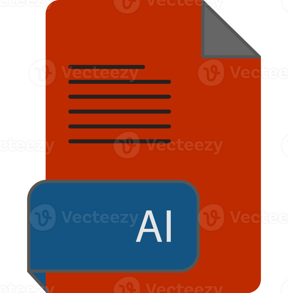 Ai File Extension Icon Rounded Lines And Crisp Corners png