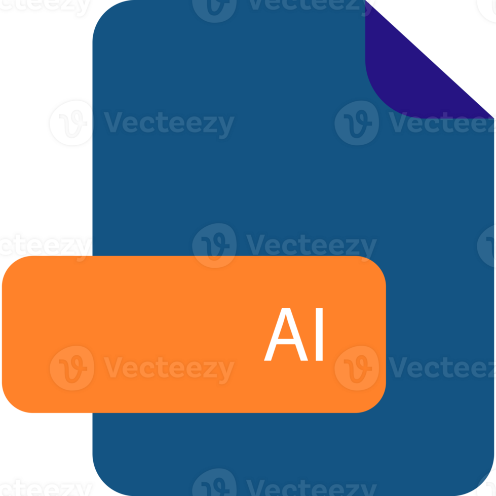 Ai File Extension Icon Rounded Corners And Deep Color png