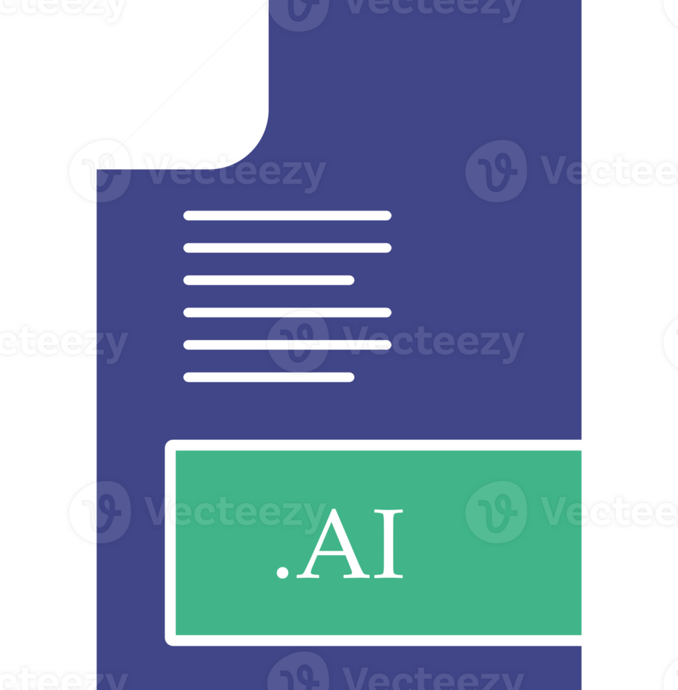 Ai File Format Icon Fill Insidse With Symbol png