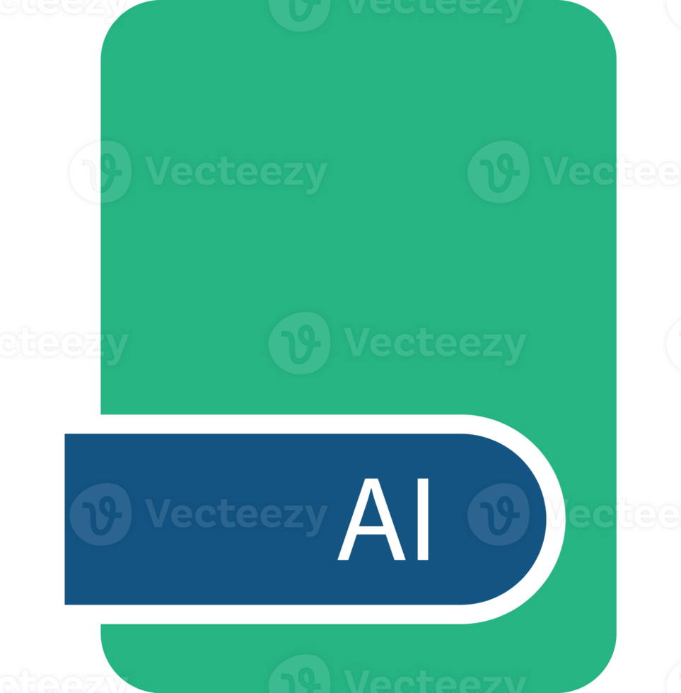 Ai File Format Icon With Contour png