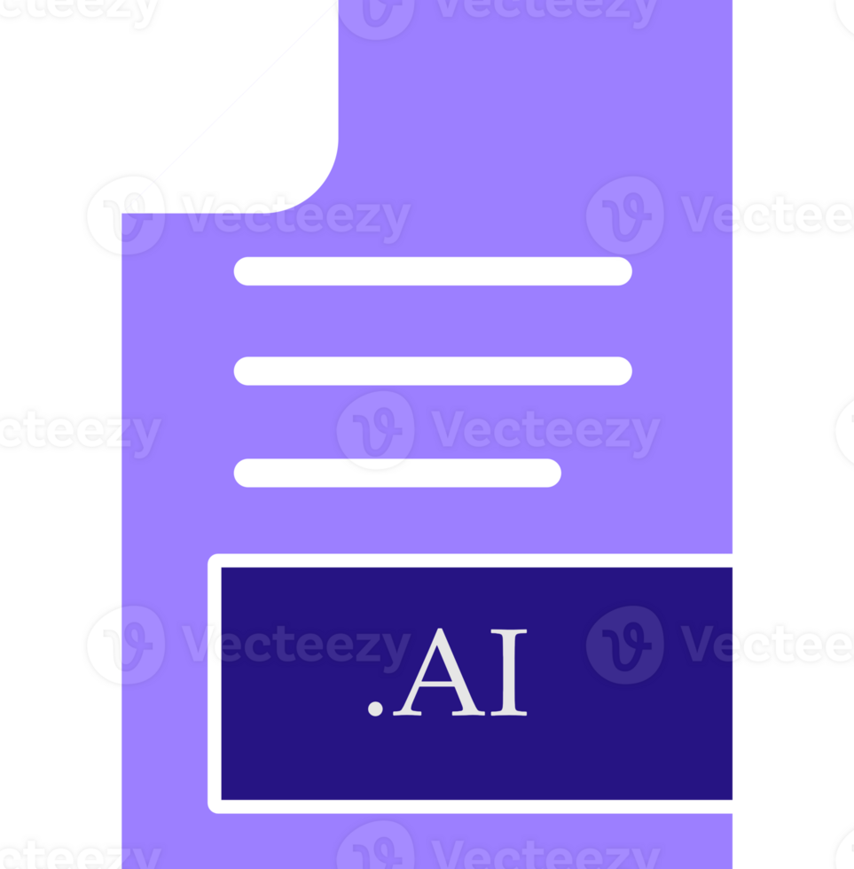 Ai File Format Icon Fill Inside png