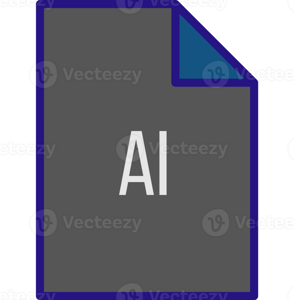 Ai File Icon Fill Crisp Corner png