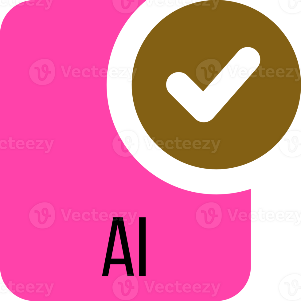 Ai Ip File Icon With Black Checked Mark png