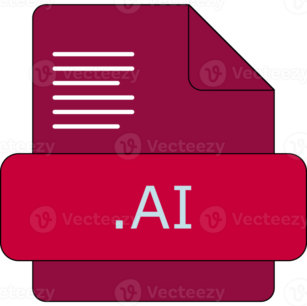 Ai File Extension Icon Monza And Rose Bud Cherry Fill png