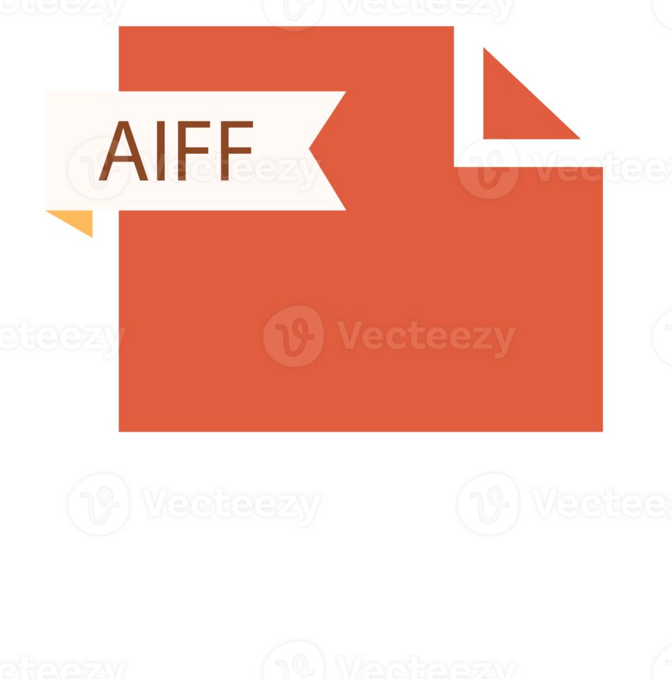 Aiff File Format Icon Roe Color Fill png