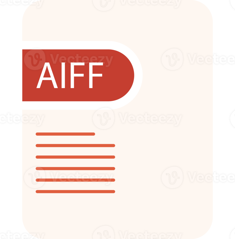 Aiff File Icon Deep And Minimal png