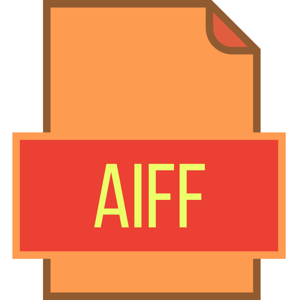 An orange folder with the word afif on it png