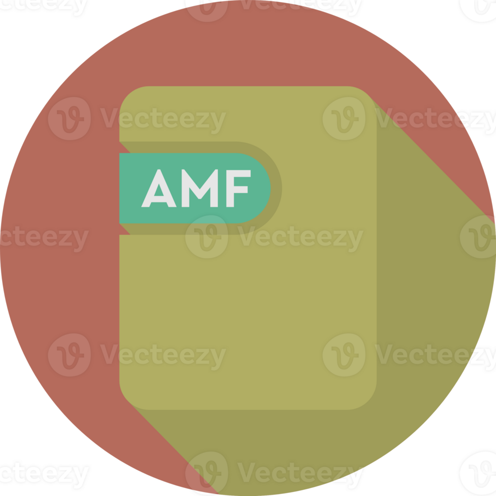 Amf File Icon Jelly Bean And Cornflower Blue Color In Circular Shape png
