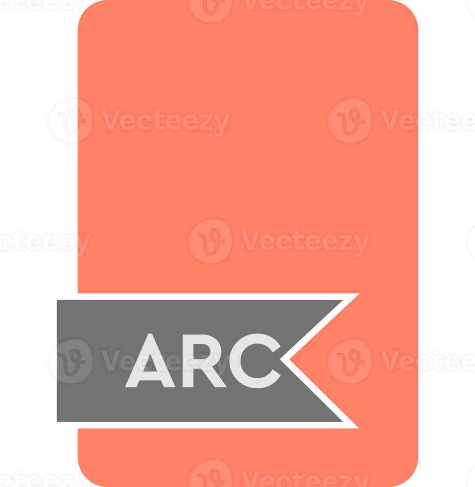 Arc File Format Icon Cream Fill png