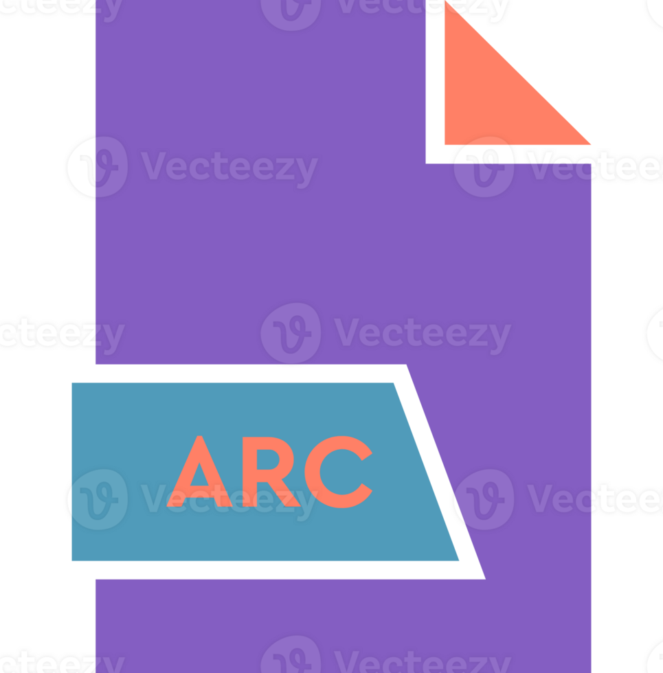Arc File Format Icon In Shapes png
