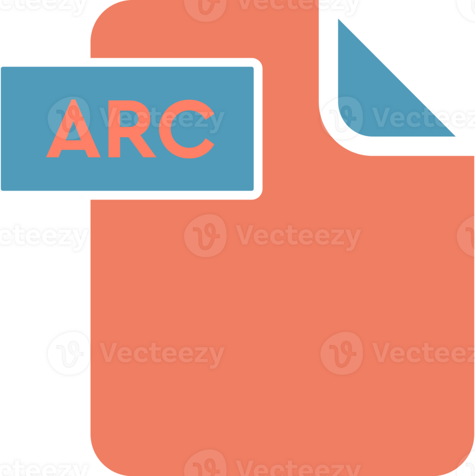 Arc File Format Icon Rounded Shapes And Spacing png