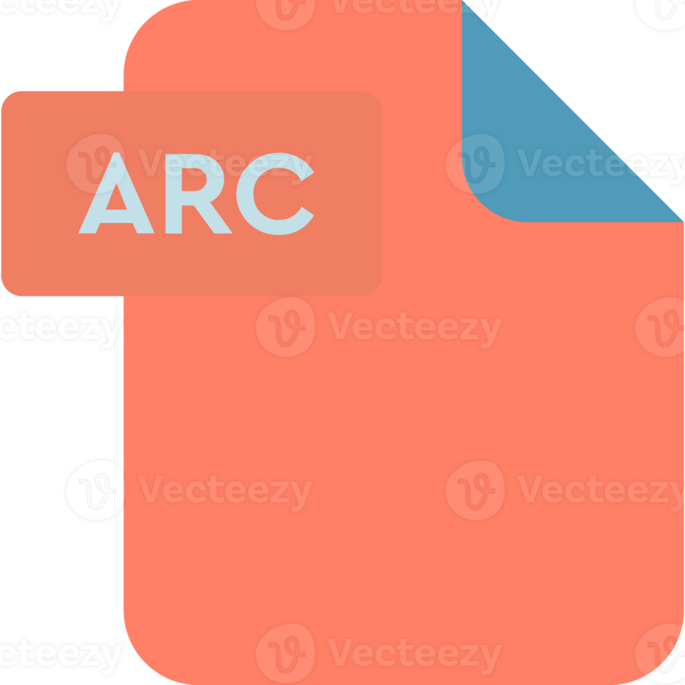 Arc File Format Icon Rounded Shapes png