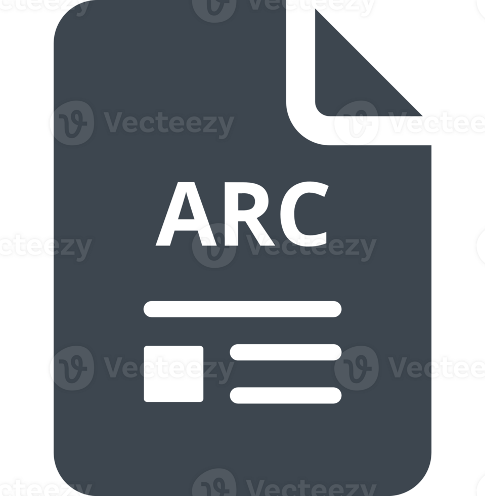 Arc File Transparent Icon png